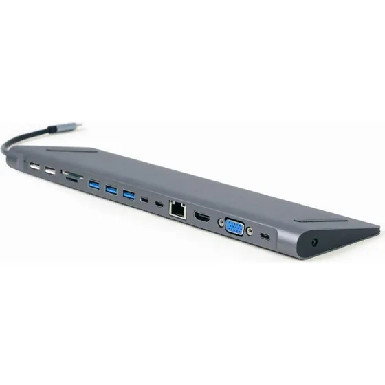 Gembird USB-C 9-i-1 Multiport-adapter - Space Grey