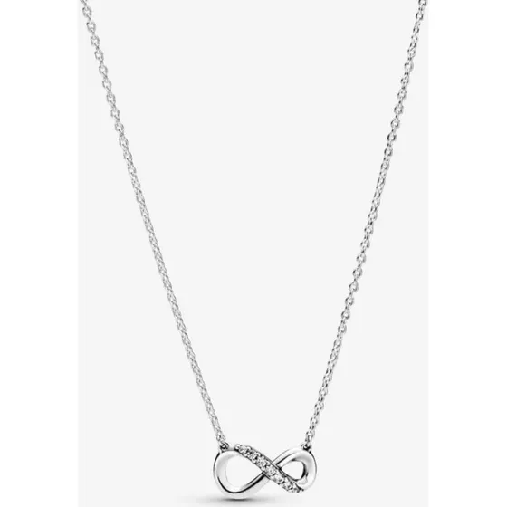 Pandora Halskæde Sparkling Infinity 398821C01-50, 925 sølv, 50 cm