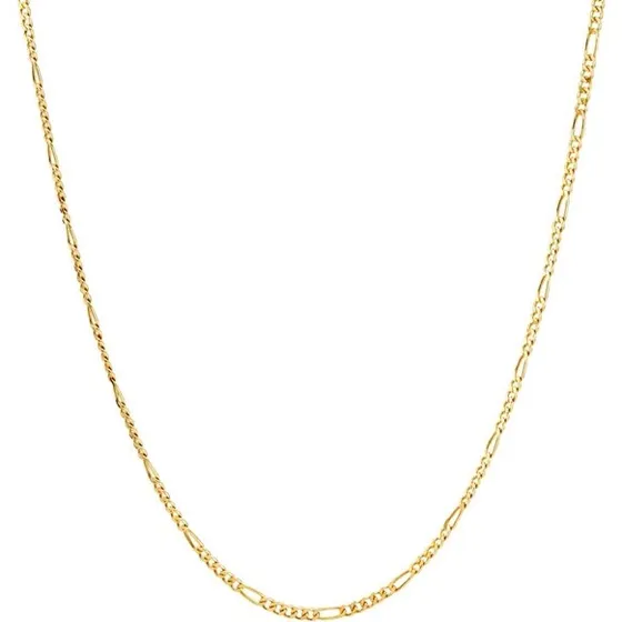 Lund Copenhagen Figaro halskæde 8 kt guld 1,9 mm 45 cm