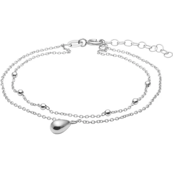 Nordahl DROPS52 rhodineret sølvarmbånd