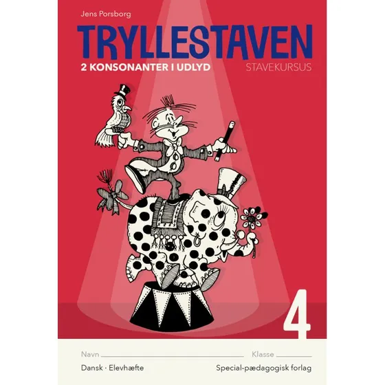 Tryllestaven Stavekursus 4: 2 konsonanter i udlyd (5 stk.)