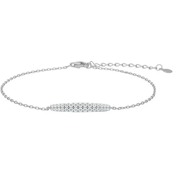 Joanli Nor RUNANOR armbånd i sterlingsølv med zirkonia