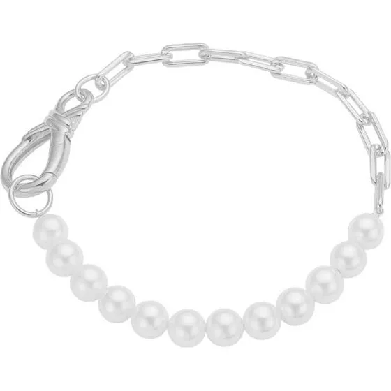 Aagaard Sterling sølv perlearmbånd 20 cm