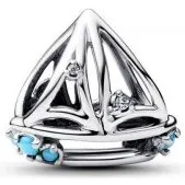 Pandora Moments Sailboat Charm, slv, 793905C01