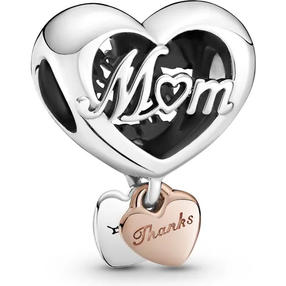 Pandora 789372C00 Tak mor hjertevedhæng – 925 sterling/Pandora Rose