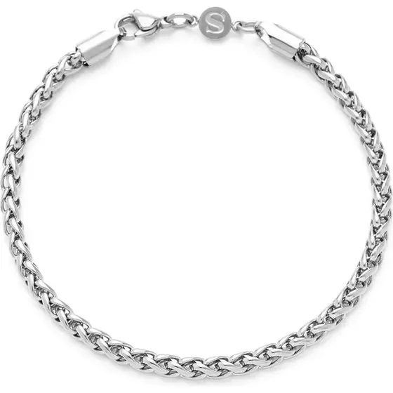 SAMIE Armbånd X3007S - Rebkæde i rustfrit stål (19/21 cm)