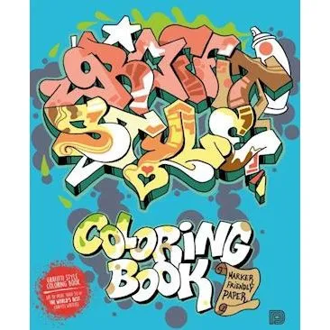Graffiti Style Coloring Book - Dokument Press
