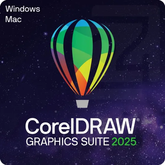 CorelDRAW Graphics Suite 2025 (Windows/Mac)