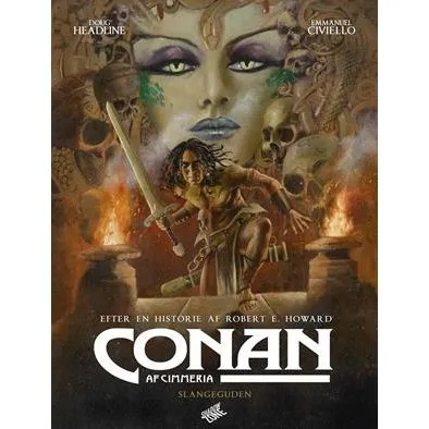 Conan af Cimmeria: Slangeguden - Robert E. Howard (Tegneserie)