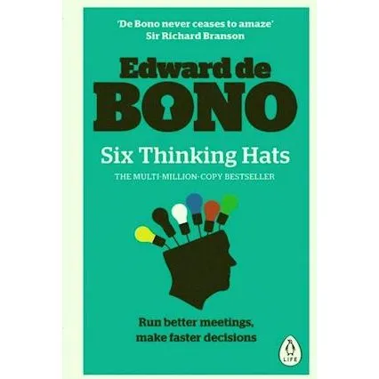 Edward de Bono: Six Thinking Hats - Engelsk bog