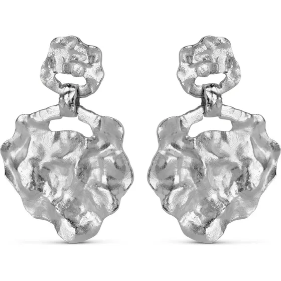 Enamel Windy Large øreringe, 925 sterling sølv 45×31 mm