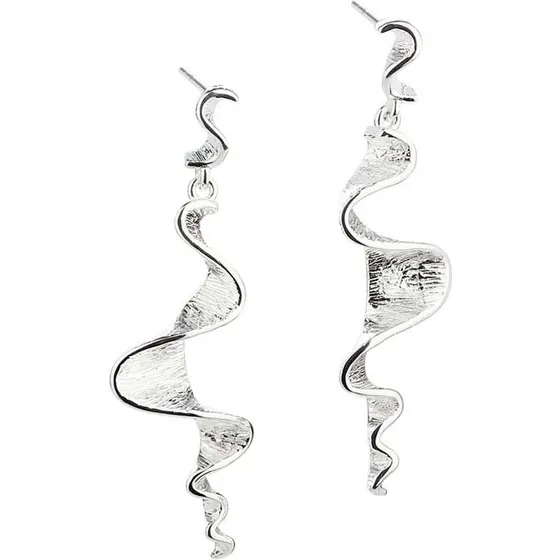 Aqua Dulce Rhumba Long Earring i sterlingsølv