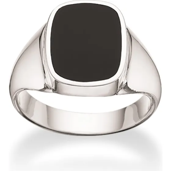 Scrouples Sølv herrering med onyx - Model 791072