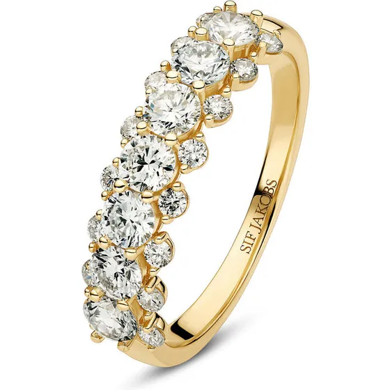 Sif Jakobs Fior Ring 14 kt rødguld m. 1,22 ct lab-grown diamanter
