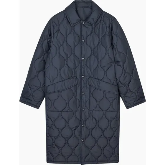 Mads Nørgaard Light Ripstop Clava Coat – Parisian Night