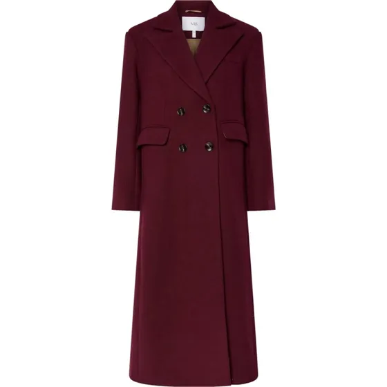 Y.A.S Royla Lang Uldblandet Frakke - Port Royale