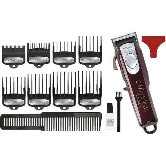Wahl Magic Clip 5 Star Trådløs Hårklipper - Rød