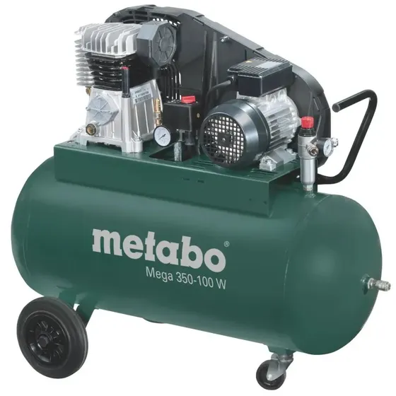 Metabo Mega 350-100 W Kompressor - 90L, 10 bar, 250 l/min