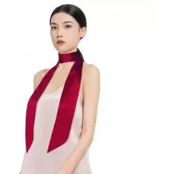 INF tyndt langt tørklæde i 100% mulberry-silke