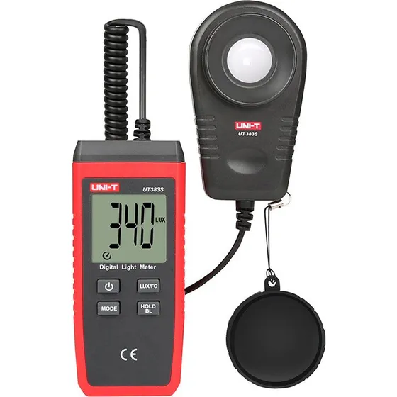 UNI-T UT383S Lysmåler - Digital belysningsstyrkemåler 0-199.900 Lux