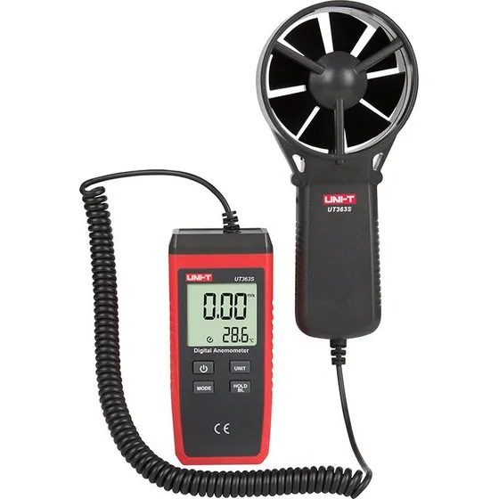 UNI-T UT363S Anemometer - Digital vind- og temperaturmåler