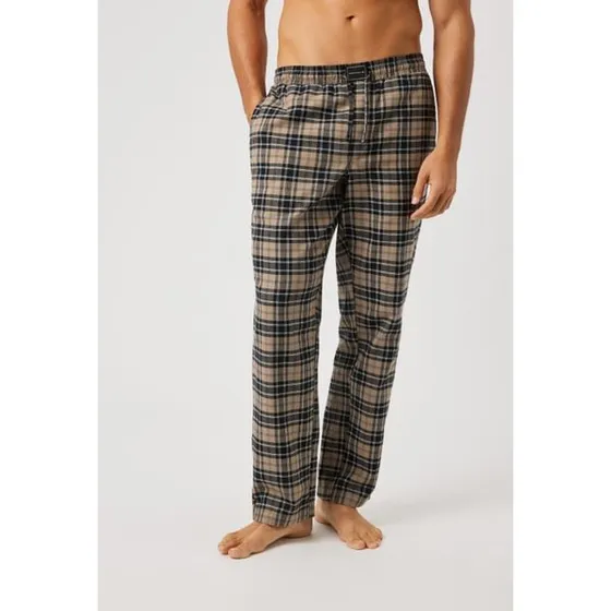 Björn Borg Core Flannel Pyjamasbukser, Beige, M