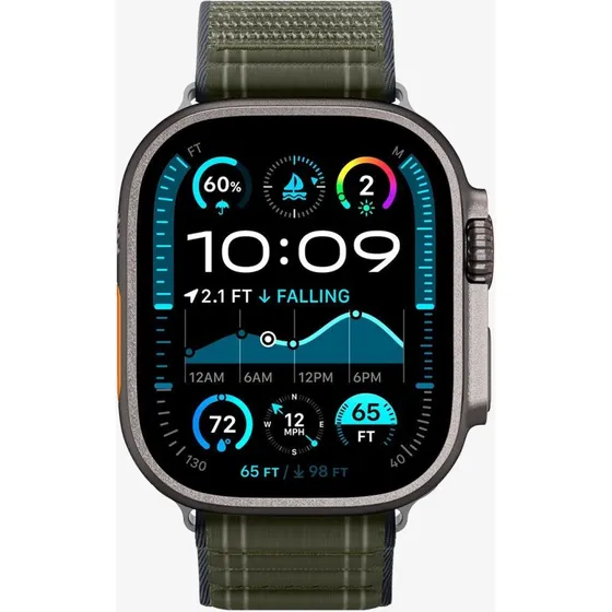 Spigen WBF0 Nylon Urrem til Apple Watch - Grøn