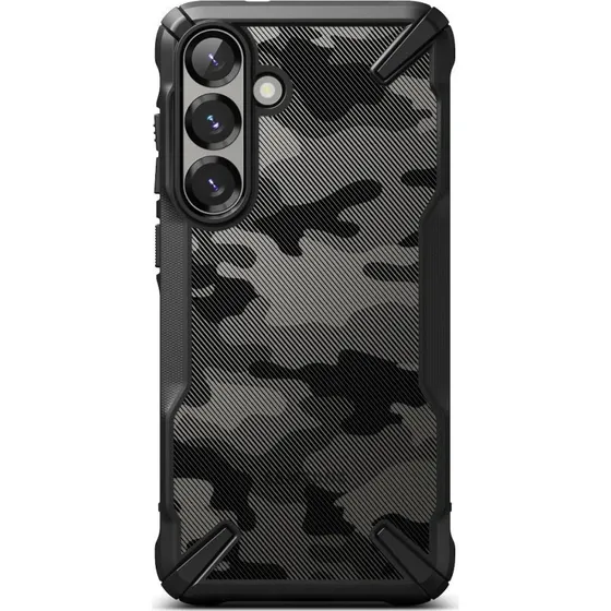 Ringke Fusion X Case til Samsung Galaxy S25+ - Black Camo