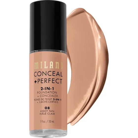 Milani Conceal & Perfect Liquid Foundation - Light Tan - 30 ml