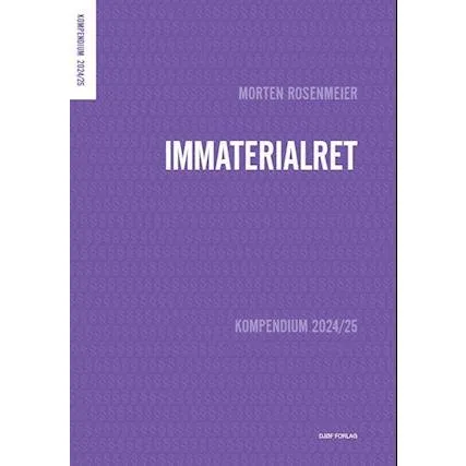 Kompendium i immaterialret 2024 - Morten Rosenmeier