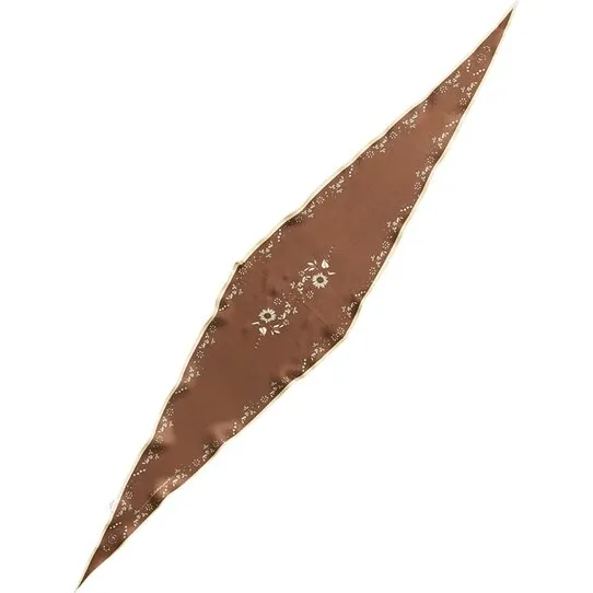 Becksöndergaard Nassica Diamond silketørklæde 22x117 cm — Arabian Spice