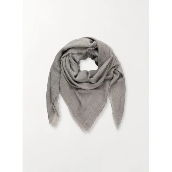 Becksöndergaard Mill uldtørklæde 140x140 cm - mørkegrå