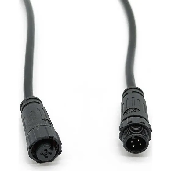 Forlængerkabel til RGB saunalys - 2 meter, 24V, IP68