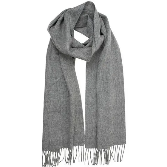 Connexion Herre Tørklæde 100% Uld, Grå 180x30 cm