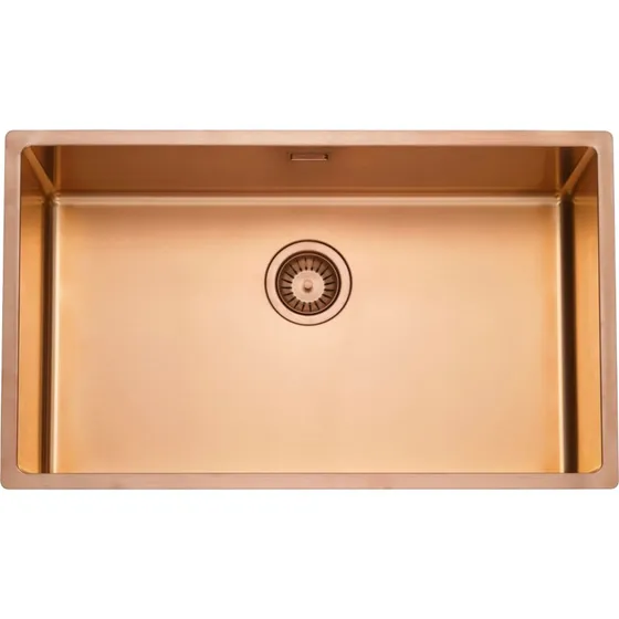 Contura Sharp 700 køkkenvask, 74x44 cm, kobber