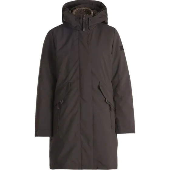 Betty Barclay 3-i-1 vinterjakke med aftagelig hætte, råhvid