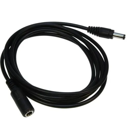DC Forlængerkabel 5 m til LED strips, 5V-24V, sort