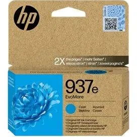 HP 937e EvoMore Cyan Original Blækpatron, 20 ml