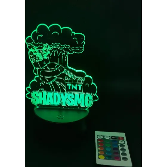 Shadys TNT LED RGB Lampe - Minecraft inspireret