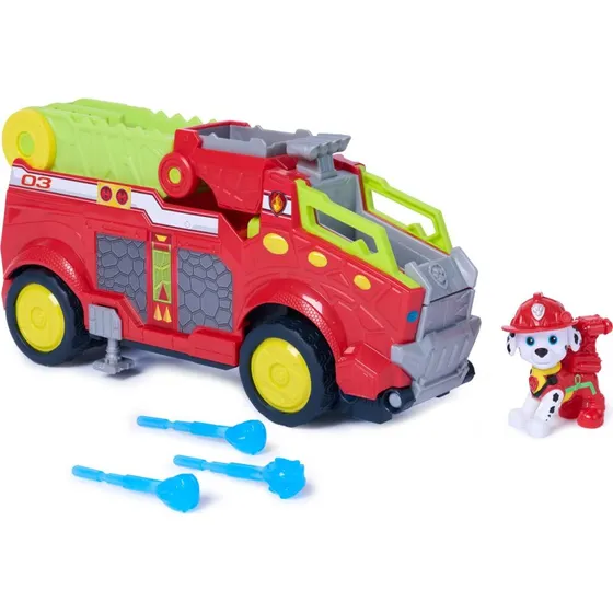 PAW Patrol Dino Filmen Marshall brandbil med vandprojektiler - 26 cm