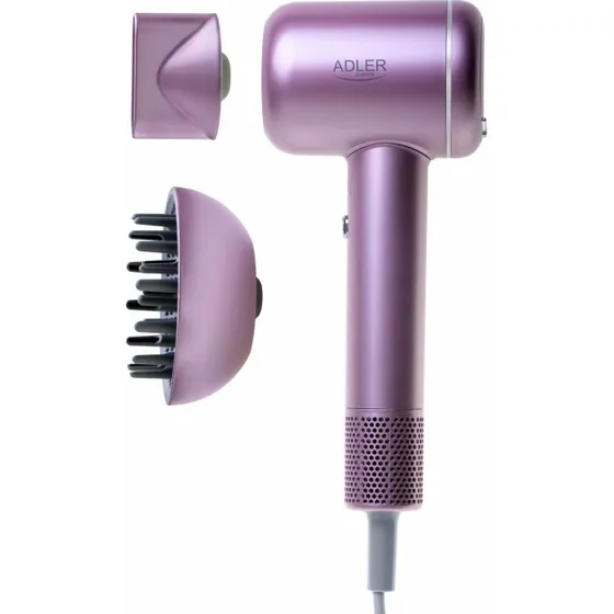 Adler AD 2270 Superspeed Hårtørrer, 1600W - Pink