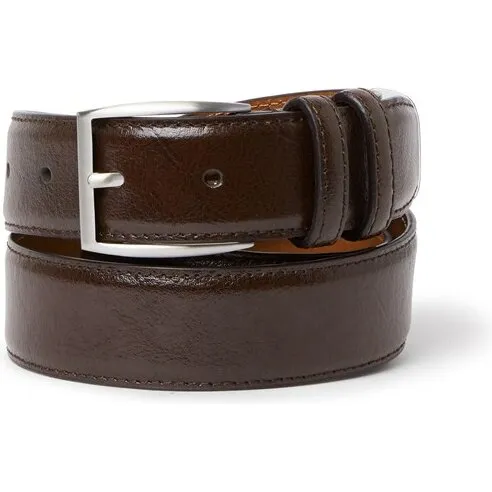 Saddler Roskilde W95 kortbar bælte, brun 35 mm