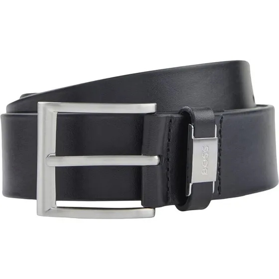 BOSS Connio Læderbælte W90 Dark Brown (107×4 cm)