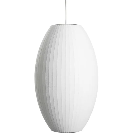 HAY Nelson Cigar Bubble Pendel M, 33 cm - Off-White