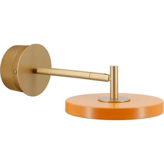 UMAGE Asteria Short LED-væglampe i orange og messing