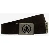 Volcom Circle Web bælte – sort, one-size (103 cm)