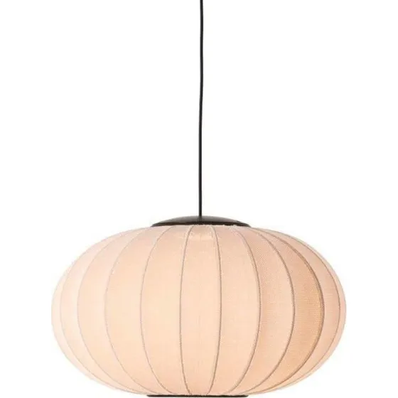 Made by Hand Knit-Wit 57 Oval LED Pendel - Sand Stone