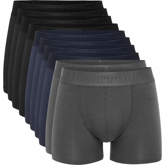 Resteröds Boxer 10-Pack Bamboo - Multifarvet