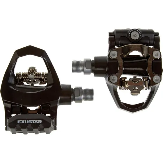 Exustar SPD/Look Kombi Sæt PS7 Spinningpedaler