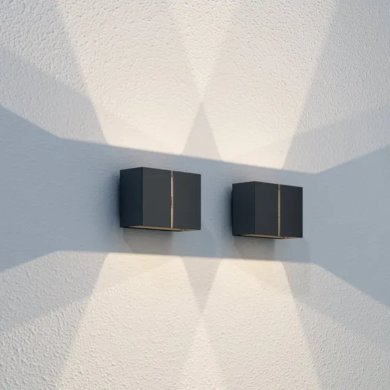 Loom Design Ask Udendørs Væglampe Black - Moderne LED